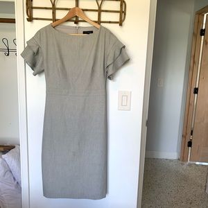 Banana Republic Grey midi dress